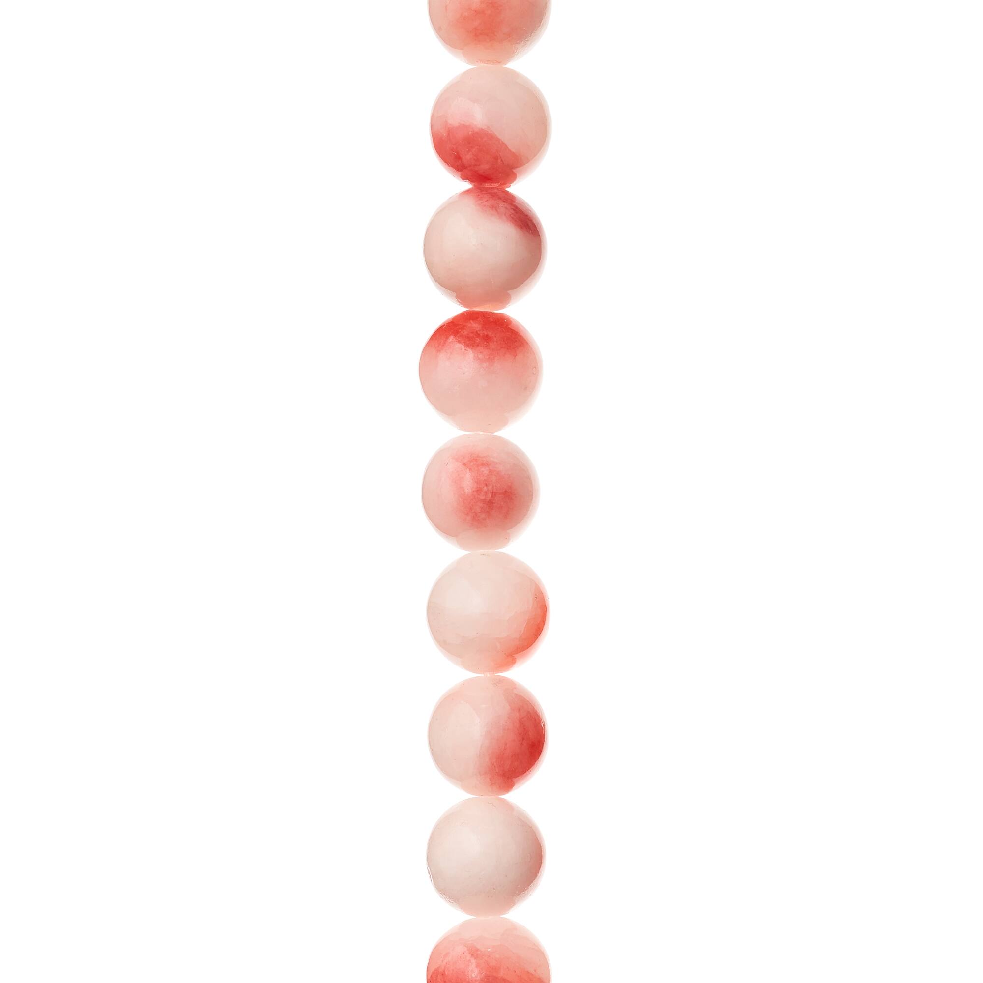 Light Pink Round Stone Beads, 10mm by Bead Landing™